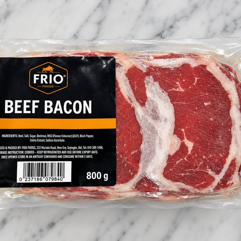 Beef Bacon (Macon) 800g