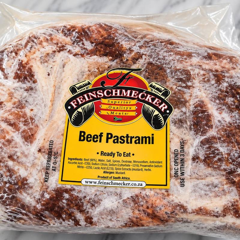 Imported Beef Pastrami, Product of South Africa — imported South African beef Lagos