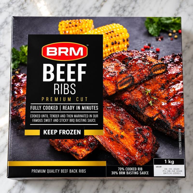 BRM Beef Ribs 1kg Pack