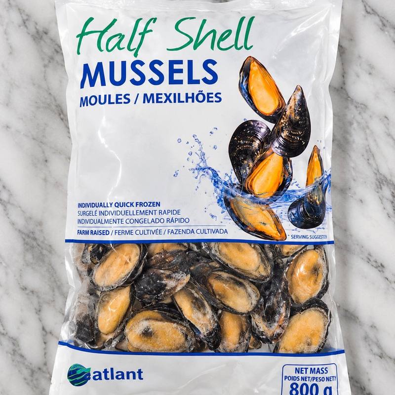 Half Shell Mussel 800g