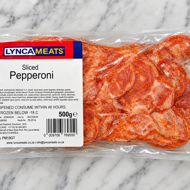 Pepperoni Pork, Sliced 500g