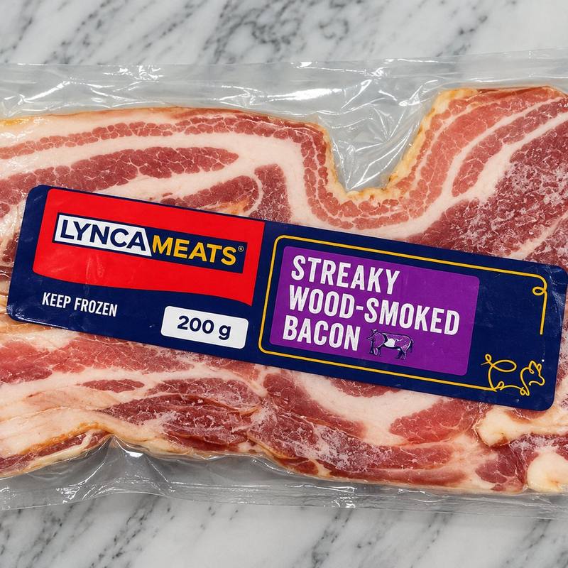 Streaky Wood-Smoked Bacon 200g