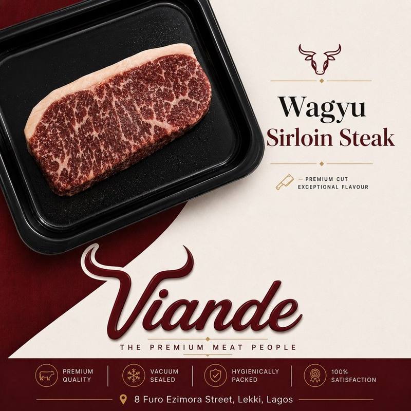 Viande Wagyu Sirloin Steak
